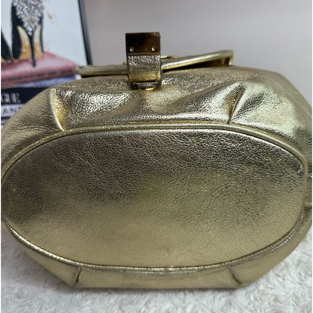 Michael Kors Gold Metallic Bag pristine condition - Picture 14 of 17